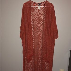 NWT burnt orange kimono